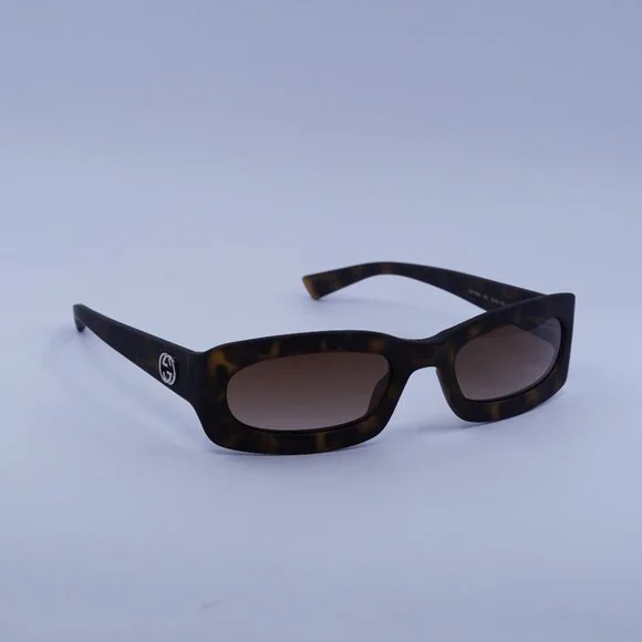 Gucci GG1786S 002 Sunglasses Dark Havana Rectangle Frame, Brown Lenses Gucci Sunglasses GG1786S 002 Havana Brown Gradient | eBay main image 3